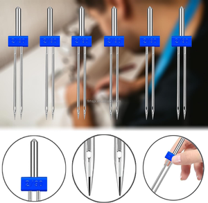เข็มคู่3ชิ้นเข็มคู่กับ9ร่องตีนผียืดคู่หมุดเข็มคู่ - Product Image 6