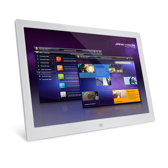 OEM 15.4 Inch Download Free Mp3 Mp4 Digital Photo Frame Led Edit Software With Fcc Ce Rohs