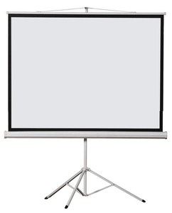 100" 120" 4:3 1:1 16:9 Portable Tripod Stand Projection Screen Matte White JAVES TS 3-Year <strong>Warranty</strong> <strong>Projector</strong> - Product Image 1