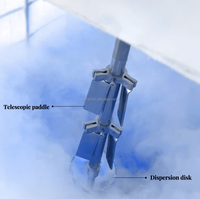 SPALL rétractable 500L 1000 litres pour IBC Ton réservoir shampooing mélangeur fourre-tout sac réservoir d'eau conteneur liquide mélangeur électrique