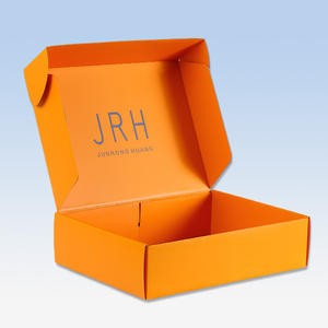 Boîte d'emballage pour vêtements en carton recyclé imprimé, logo personnalisé pour abonnement, épaisseur 4 mm, pliable, pour envoi postal - Product Image 1