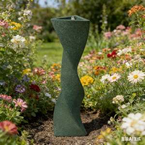 Ev İç ve Dış Mekan Kullanımı İçin Elektrikli Taşınabilir Fiberglas Reçine Modern Dekoratif Su Çeşmesi - Product Image 5