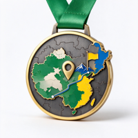 Médailles personnalisées pour la Journée sportive, médailles de trophée gravées sur mesure pour les compétitions et événements sportifs