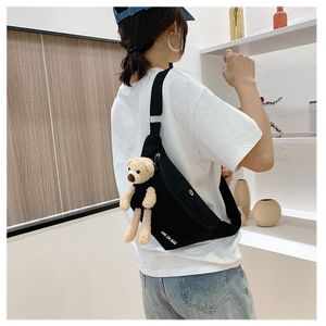 <span class=keywords><strong>Riñonera</strong></span> Unisex OEM ODM, Diseño <span class=keywords><strong>de</strong></span> <span class=keywords><strong>Oso</strong></span>, Lona, Bandolera, Bolso <span class=keywords><strong>de</strong></span> Pecho, <span class=keywords><strong>Riñonera</strong></span> Tipo Banana, Casual, Geométrica - Product Image 4