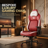 Chaise de jeu ergonomique à dossier haut, OEM ODM personnalisée, accoudoirs 4D, inclinaison à 3 positions, mousse moulée, chaise de bureau pour ordinateur