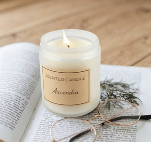 Bougie pilier en cire de soja d'aromathérapie de luxe, bougie décorative parfumée personnalisée, bougie parfumée pour la maison, fabrication OEM ODM - Product Image 2