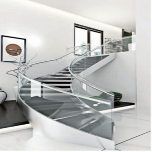 Rampe en verre moderne pour la maison un design élégant et sûr pour les applications de villa extérieure de balcon d'escalier - Product Image 1