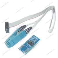 Clip de Prueba SOIC8 SOP8-DIP8 con Cable Adaptador para Programador RT809H T48 T76 TNM7000, Lectura de Chips BIOS