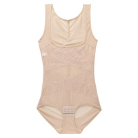 Body amincissant une pièce en maille de polyester, respirant, avec soutien mammaire post-partum, effet liftant des hanches et contrôle du ventre, grandes tailles