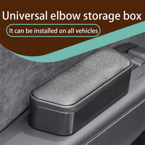 Apoio de Braço Ergonômico em Couro para Carros com Ajuste de Altura - Modelo Universal para Descanso do Cotovelo Esquerdo do Motorista - Product Image 3