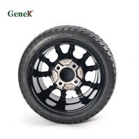 Ensemble de roues et pneus de remplacement Genek pour voiturette de golf, moyeu de roue de 12 pouces, pneus 215/35-12 pour remplacement