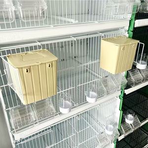 Nichoir pour oiseaux externe et interne en plastique écologique avec fermeture à bouton - Product Image 4