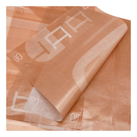 Papier sulfurisé alimentaire en gros pour emballage de burgers, conception personnalisée, enduit de PE, résistant à la graisse, imperméable, anti-humidité, jetable, écologique