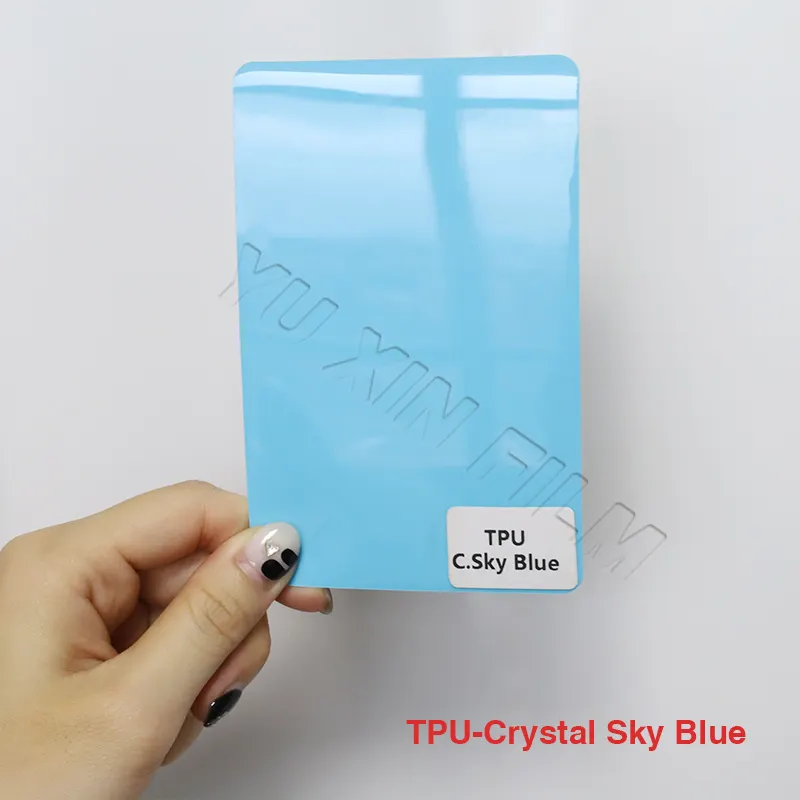Hochwertige TPU-Farbe PPF Sky Blue Selbst heilende Beschichtung Kfz-Lacks chutz folie
