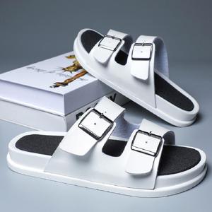 Men's Outdoor Summer Casual Slippers Thick-Soled EVA Leather Platform Breathable <b>Sandals</b> - Product Image 4