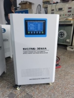 Stabilisateur de tension 10 20 kVA 30 kVA 220 V triphasé, stabilisateur de tension d'alimentation, AVR, stabilisateur de tension électrique automatique servo