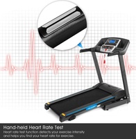 Écran de conception professionnelle de sport Vitesse réglable Machines de course à domicile Tapis de course motorisé électrique pour l'entraînement en salle de sport