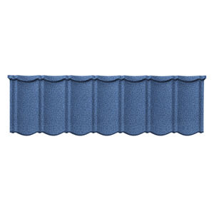 Tegole Metalliche Rivestite in Pietra di Alta Qualità, Colore Blu Reale, Lamiera Zincata per Ville e Case - Product Image 3