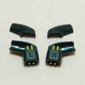 Conector de auriculares de ángulo chapado en oro de 0,75 MM, 2 pines para <span class=keywords><strong>KZ</strong></span>-<span class=keywords><strong>ZS6</strong></span> ZST ZS10 ZSR ZSN AS16 para QDC - Product Image 3