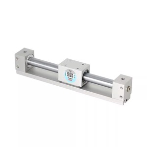Cylindre pneumatique à coupleur magnétique sans tige, type Cy1r15, corps en aluminium, connexion filetée, taille 100X200X300 - Product Image 1