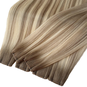 Extensiones de Cabello <span class=keywords><strong>Humano</strong></span> Genius Weft de Alta Calidad al por Mayor, Cabello <span class=keywords><strong>Humano</strong></span> Remy 100% Virgen, Trama Invisible, Proveedor de Fábrica Genius Weft - Product Image 1