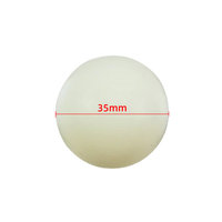 Balle creuse en plastique blanc durable de 35 mm, marque JSJM, prise US, pour machine de jeu de tir, économique, vente directe d'usine, haute qualité