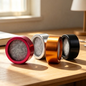 Filtre Purificateur de Fumée avec Tampon Éponge, Filtration au Charbon Actif, Mini Élément Filtrant 25*10mm, Anneau Rond Métallique - Product Image 2