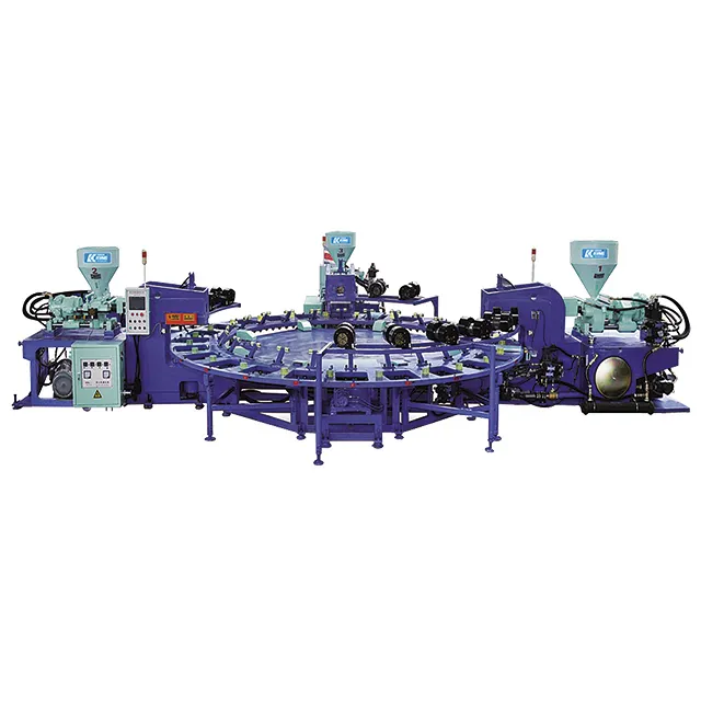 Automatic PVC Airblowing PVC Shoe Slipper Sandal Injection Molding Machine