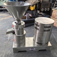 Broyeur à noix commercial pour la production de beurre de cacahuètes et de pâtes de noix, machine motorisée 220/380V pour les usines de snacks
