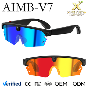 AIMB V7 Smart Glasses with <b>Bluetooth</b> Call Music Answer Phone Outdoor Sports Device Professional Riding Style <b>Bluetooth</b> Glasses - Product Image 1