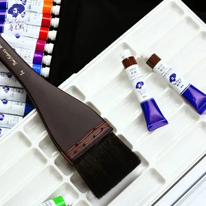 पॉल रूबेंस 24 रंग 8ml एल्यूमीनियम ट्यूब हस्त कला चित्रकारी पानी के रंग का पेंट सेट