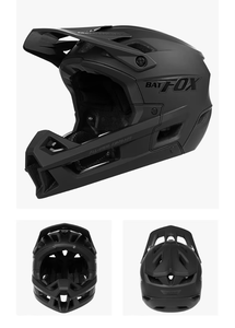 Casque intégral BATFOX pour adultes, vélo de montagne, cross-country, protection de la tête, respirant, résistant aux chocs, avec visière - Product Image 2