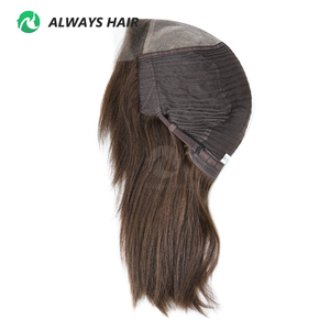 Peluca de <span class=keywords><strong>Cabello</strong></span> Humano Remy <span class=keywords><strong>con</strong></span> Frente de Encaje Transparente de 9 Pulgadas, Corte Chino, 120% de Densidad, Ajustable, Modelo MT12 - Product Image 2