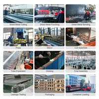 Refroidisseur évaporatif industriel à ammoniac refroidi par air avec compresseur Copeland DD40 pour chaîne du froid YueXue