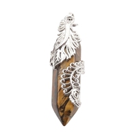 Phoenix Cristal Pendentif Argent Alliage Phoenix Gem Collier Femme Phoenix Nirvana Cadeau Bijoux Mère Fille Cadeau