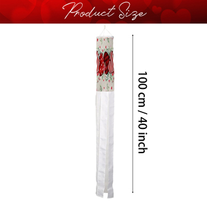 Décoration de jardin personnalisée pour la Saint-Valentin : chaussettes à vent imprimées numériquement pour la cour, le jardin et la véranda - Product Image 2