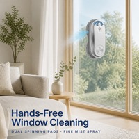 Robot de nettoyage de fenêtres automatique, nettoyeur de vitres électrique avec télécommande, robot de nettoyage de fenêtres intelligent pour la maison et le bureau