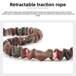 Set di Guinzaglio di Lusso per Cani, Pettorina in Nylon 1000D Mimetico, Guinzaglio Personalizzabile in <span class=keywords><strong>Tessuto</strong></span> Cordura - Product Image 6
