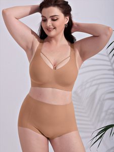 2024 nuevo sujetador de talla grande de gelatina suave, sin presión, cómodo y respetuoso con la piel soporte de <span class=keywords><strong>tira</strong></span> de goma tridimensional - Product Image 3