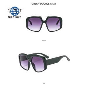 Teenyoun – <span class=keywords><strong>lunettes</strong></span> <span class=keywords><strong>de</strong></span> <span class=keywords><strong>soleil</strong></span> <span class=keywords><strong>de</strong></span> styliste irrégulières <span class=keywords><strong>de</strong></span> luxe surdimensionnées rétro en forme <span class=keywords><strong>de</strong></span> <span class=keywords><strong>femme</strong></span> 2023 nouvelle monture Large dégradé pour homme - Product Image 5