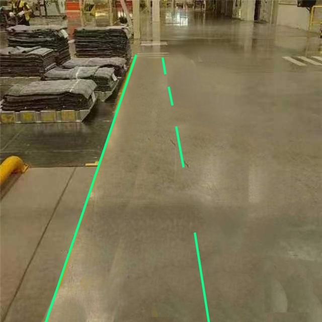 Industrial RGB LED Laser Line Lights Virtual Work Shop IP65 Rating Laser Projection Spotlights with Warning Signs