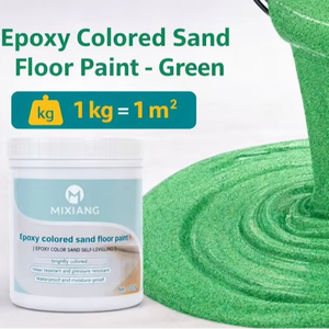 Peinture pour sols en sable coloré époxy |   Revêtement liquide Couleur vive Résistant à la pression Résistant à l'humidité Utilisation intérieure/extérieure - Product Image 5