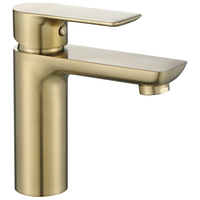 China Project Waschbecken Wasserhähne 59% Messing Zeitgenössisch Chrom Fertig Einhand Luxus Golden Messing Becken Wasserhahn Wasserhahn