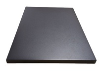 Table moderne sur mesure carrée en MDF/HDF avec plateau en bois thermolaqué électrostatique, réglable en hauteur (18mm, 22mm, 25mm) pour bureau assis-debout
