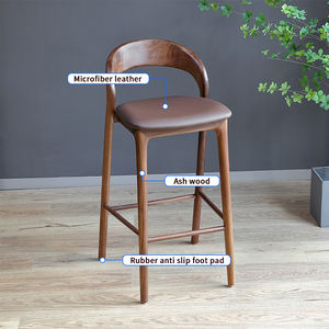 فن فاخر بسيط وحديث في المنزل لتناول القهوة والمطبخ مصنوع من الجلد من من من من من من من من - Product Image 2