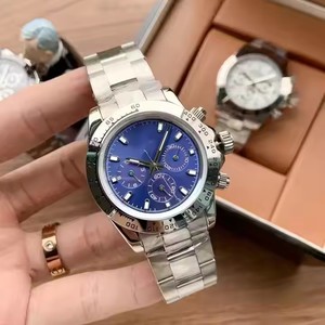High Quality 40mm Blue Panda CleanF 116509 904L Stainless Steel Mechanical Watch DD4130 Movement 12.2mm Sport Diver Charm - Product Image 2
