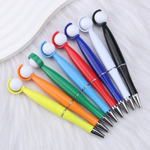 Sportliebhaber Werbekugelschreiber Personalisierte Drehbare Ball-Spielzeuge Neuartige Schreibwaren Geschenke Stift Fußball Basketball Tennis - Product Image 2