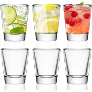 Service professionnel promotionnel Meilleur prix Moments de boisson élevés Lot de 6 verres à liqueur élégants - Product Image 1