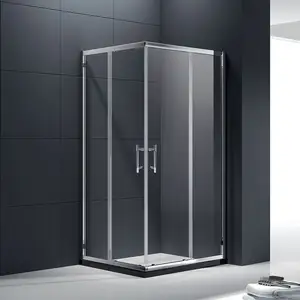 KAMALI चीन सस्ते 90x90 6mm ग्लास पोर्टेबल बाथरूम