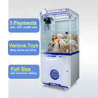 Machine à griffes Super Star dans le centre pour enfants, 1800 $ en une semaine, zone de divertissement, machine à griffes lumineuse de 36 pouces, jeu d'arcade